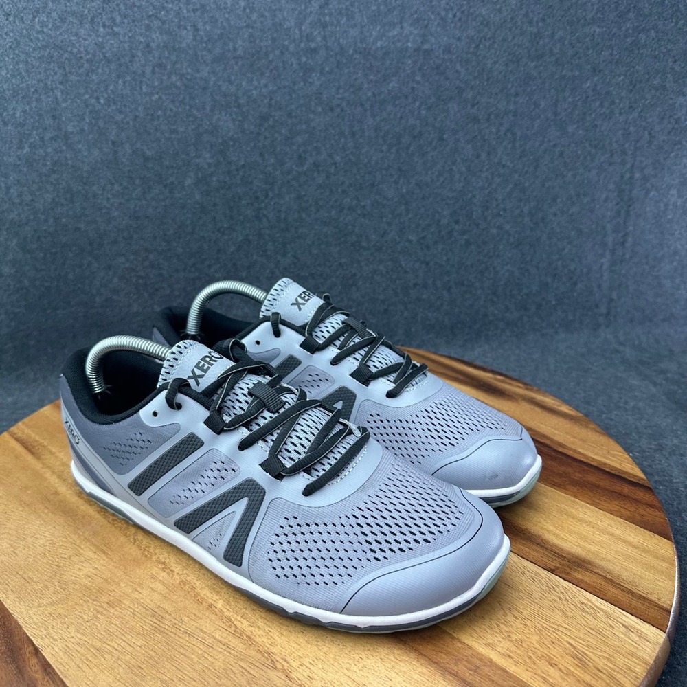Xero HFS II Mens Size 9.5 Gray Black Barefoot Minimalist Running Walk Gym Shoes - Picture 2 of 12